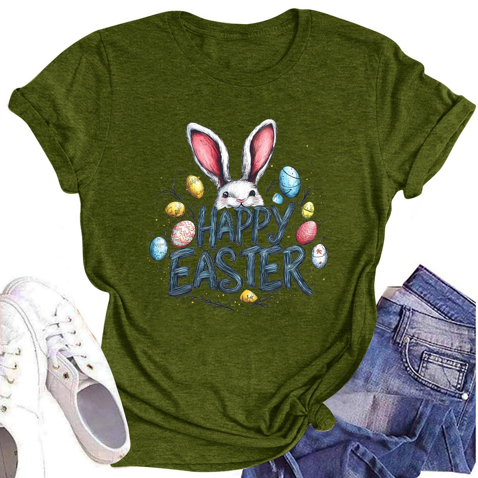 

Женский топ с круглым вырезом, повседневный принт, футболка с короткими рукавами L