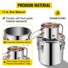 Alambic Wine Distiller Alcohol Moonlight 5 Gal DIY Still Stainless Steel Home Brewing