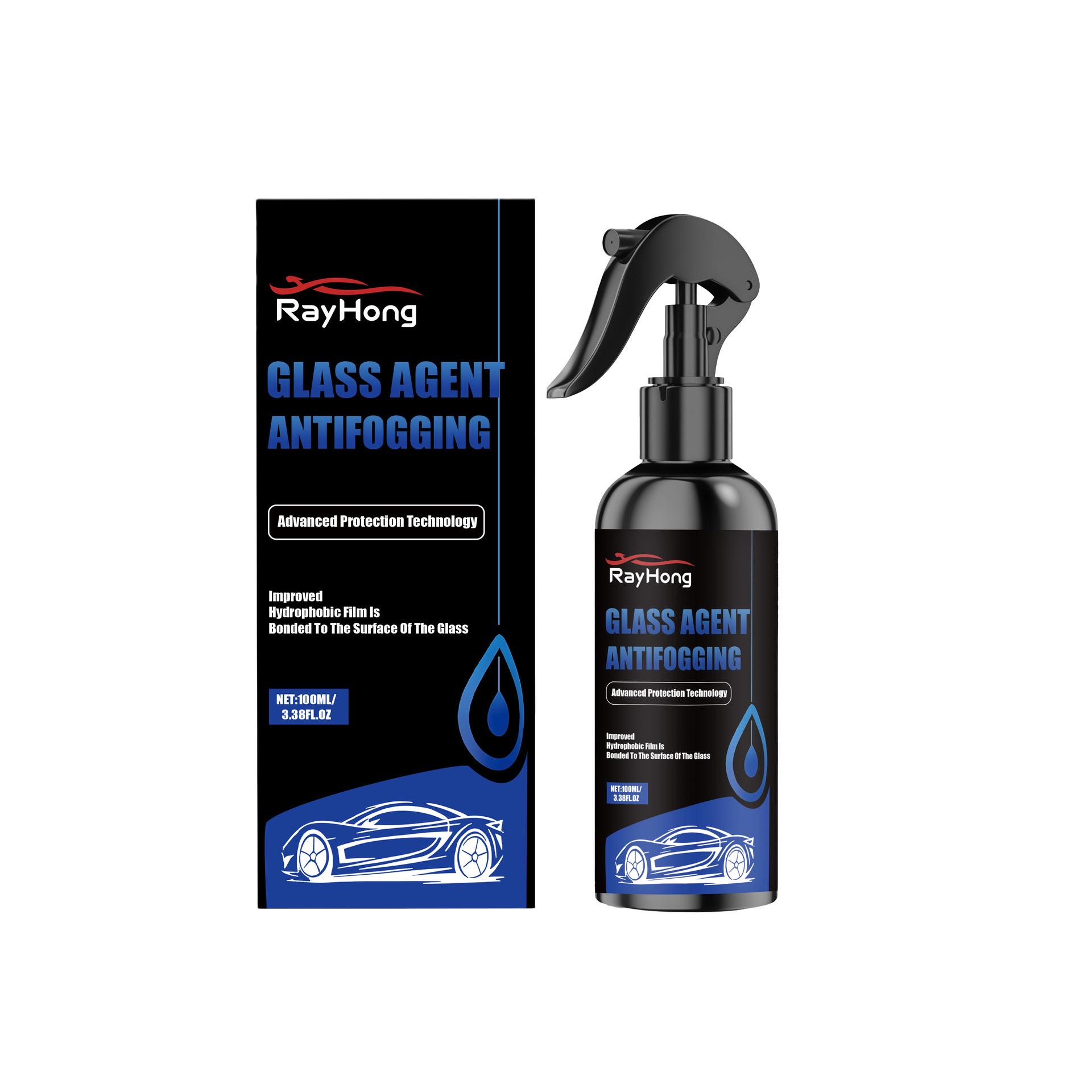 RAYHONG Clear Vision Anti-Fog Glass & Mirror Cleaner