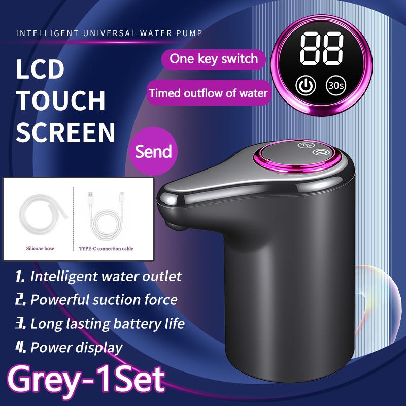 USB Charging Water Dispenser Pump Universal Electric Drinking Water Jug Pump Automatic for Home Kitchen Office Daily Use