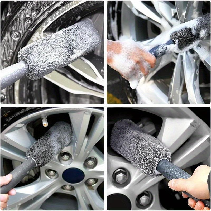 11pcs Car Cleaning Kit That Includes a Tire Brush, Microfiber Cleaning Gloves, Making It an Excellent Choice for Car Cleaning.
