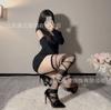 Sexy babes JK long knee socks strap stockings pure lolita socks subculture yk white silk