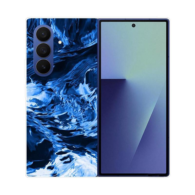 Transparent Folding Phone Case For Samsung Galaxy Z Fold 6 7 Clear Shockproof Hard PC Cover For Samsung Z Fold7 Fold6 Shell Capa