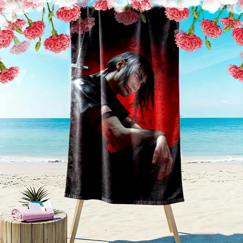 naruto Beach Towel Perfect for Travel, Outdoor Activities, Swimming, Camping, Hiking
