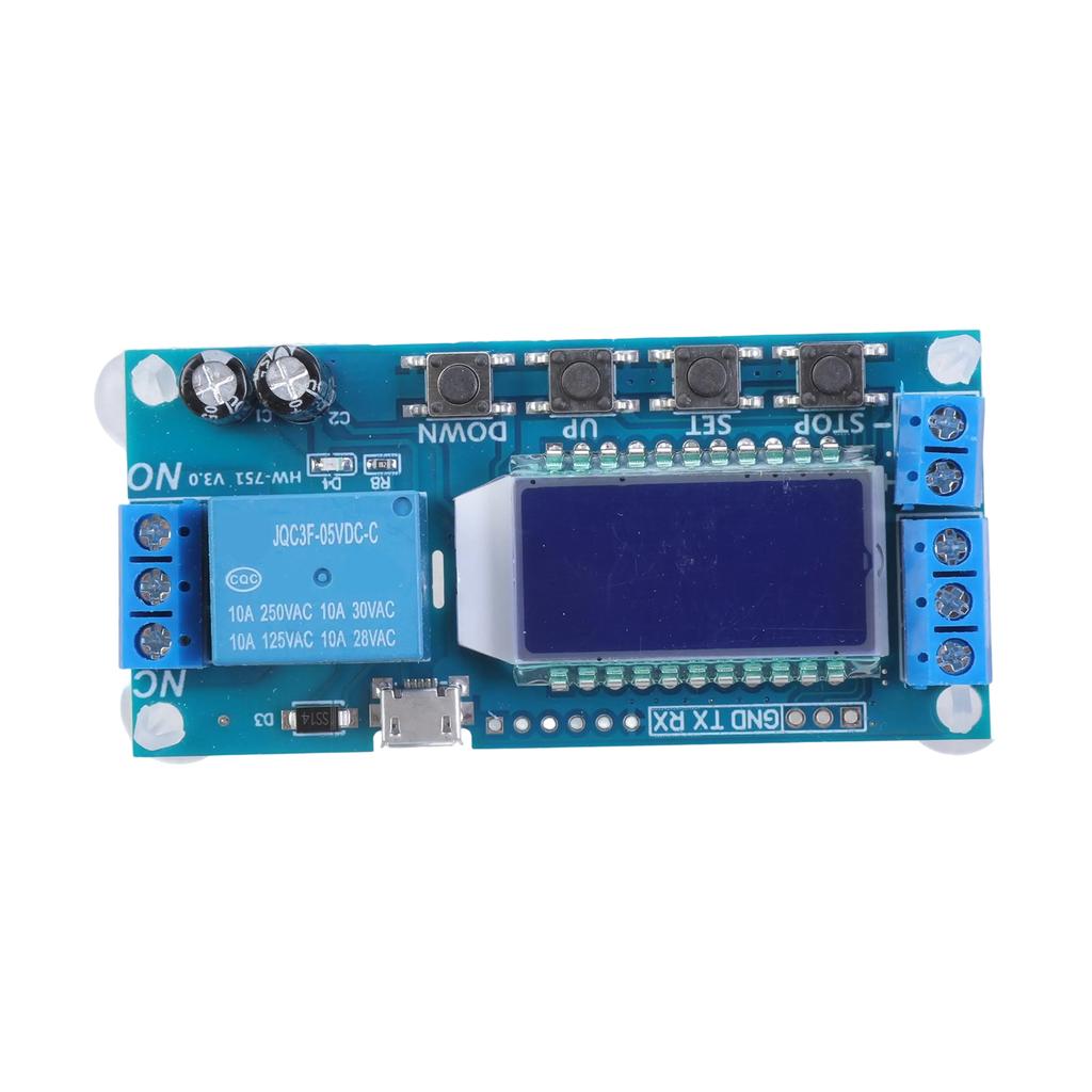 30V Timers Relays Module Featuring Intelligent Display for Accurate Timing and Multipurpose Device Compatibility