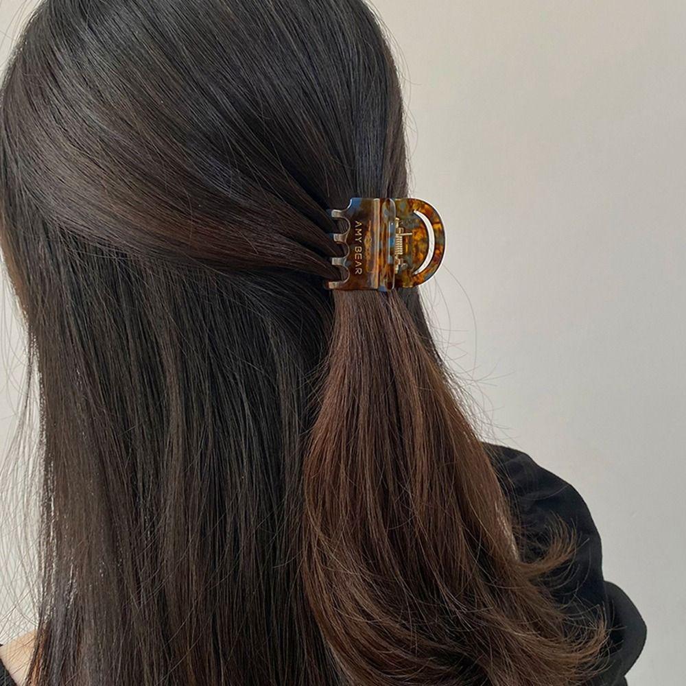 

Small Hair Clip Mini Acetic Acid Hair Claw Acetate Hair Clip Creative Grab Clip Travel