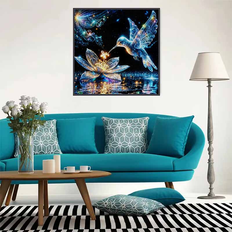 Neuankömmling 5D DIY Vollkreis Diamantmalerei "Kristallvögel und Blumen" Stickerei Kreuzstich Heimdekor Geschenk