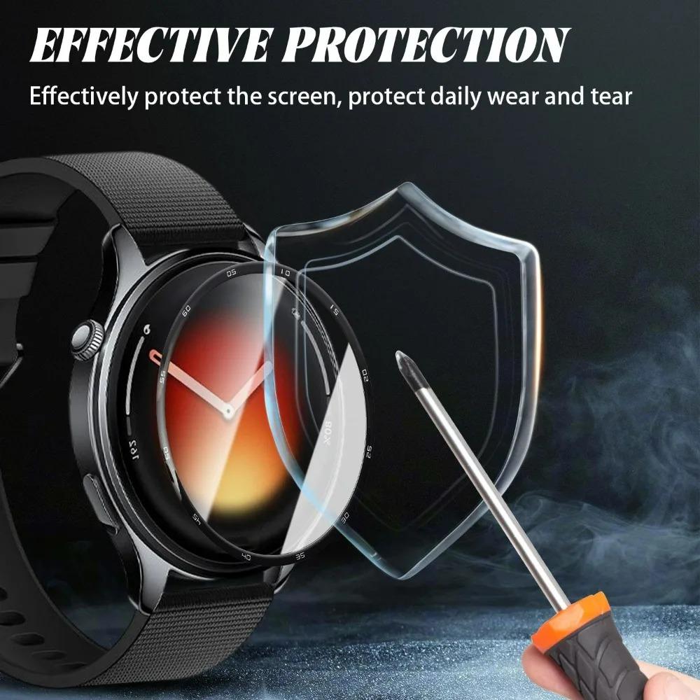 For Xiaomi Watch S5 HD Full Coversge Screen Protector 3D Curved Screen Protector Hydrogel Protective Film for Xiaomi Watch S5