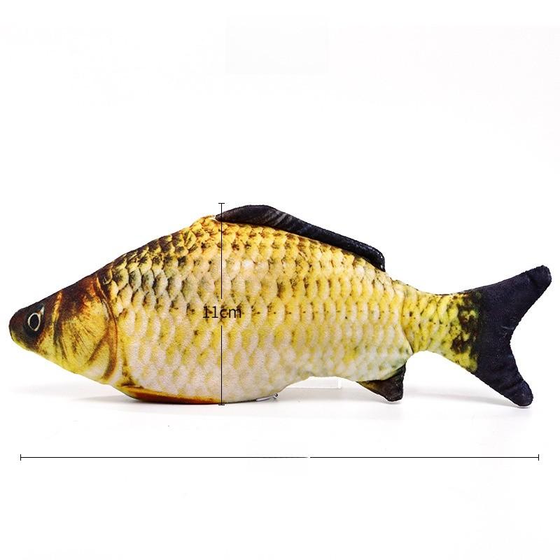 

Bionic Bouncing Fish Interactive Pet Toy With Electric Tail For Cats Carp