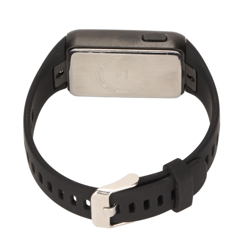 Smart Watch Alloy Silicone Glass 210mah 30m Waterproof LED Fitness Watch for Family Friendly