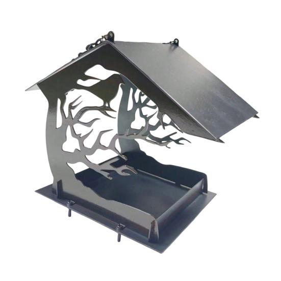 Metal Birds Feeder House for Outdoors Squirrel Proof Wildwirds Feeder Hanging Birdhouse for Garden Patio Backyard Decor