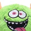 Cartoon Demon Dog Chew Toy Boredom Stress Relief Squeaky Ball Teething Toy Bite Resistant Interactive Stuffed Plushie Pet Supplies