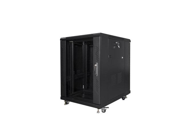 Lanberg | Rack Cabinet 19" Free-standing 15U/600x800 (flat Pack) | FF01-6815-12B | Black