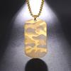 Necklace Camouflage Pattern Pendant Necklace Men's Military Brand