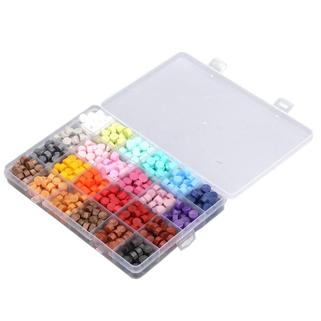 Wax Sealing Kit DIY Making Retro Design Easy Melting Portable Vintage Sealing Wax Crafts Set for
