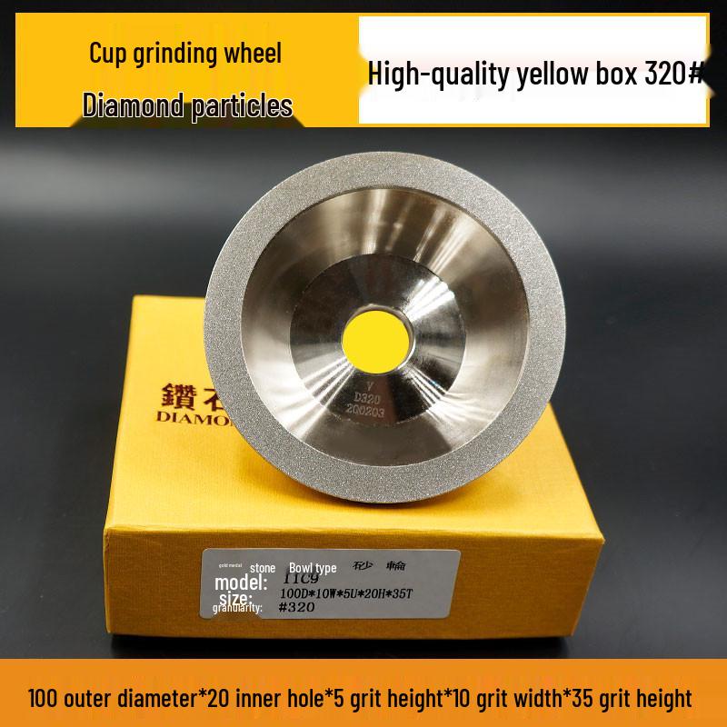 Alloy Diamond Grinding Wheel for U2 Grinder - Ideal for Tungsten Steel, Hard Alloy, Ceramic, and CBN.