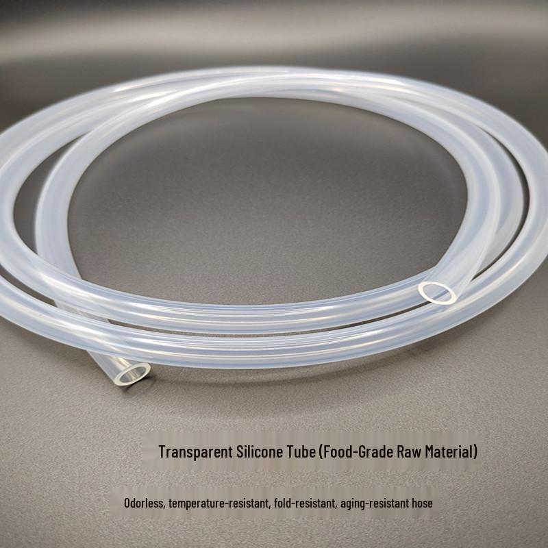 Odorless High/Low Temp Resistant Transparent Silicone Rubber Tubing for Food & Water