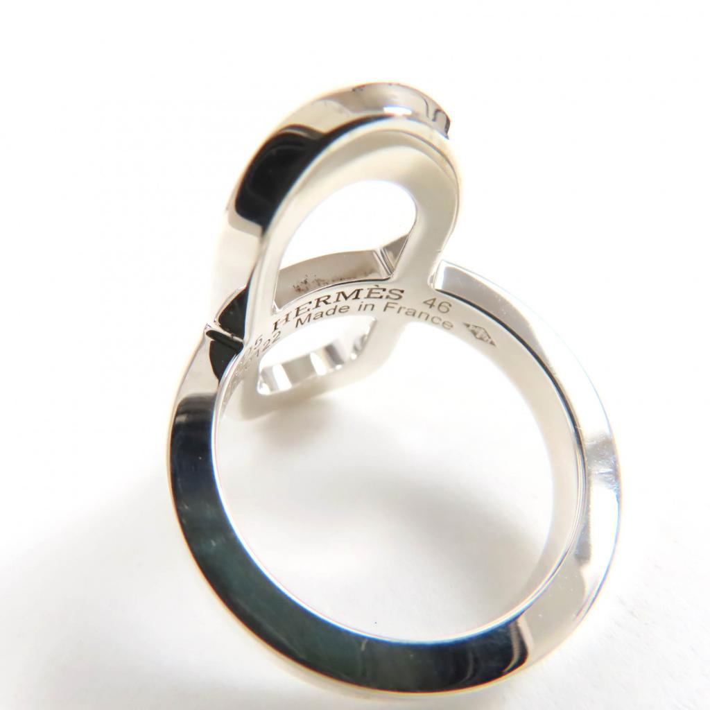 Hermes Ring Ever Chaine d'Ancre PM Ring Silver AG925 Women 46 Used