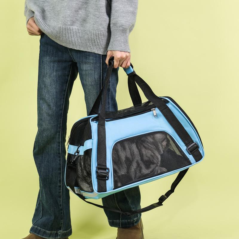Breathable Cat Bag Portable Pet Carrying Cat Bag  One-shoulder Portable Cat Bag  Dog School Bag