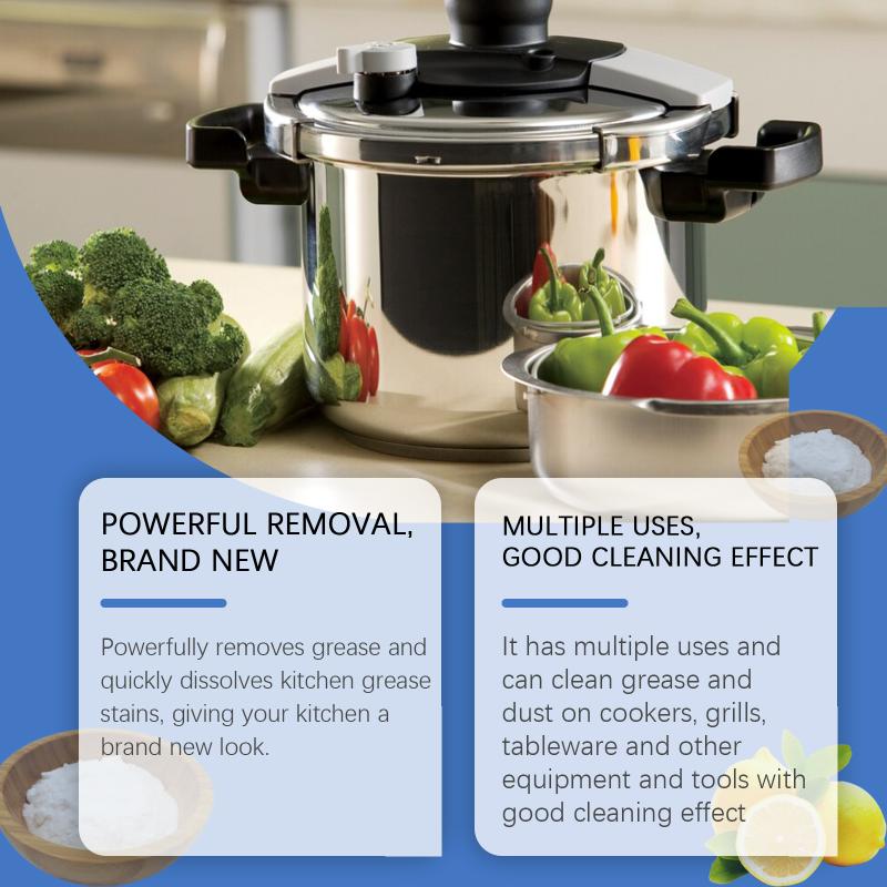 Kitchen Hood Degreasing Cleaner for Stove Heavy Grease and Oil Stain Remover Household Multipurpose Deep Cleaning Solution