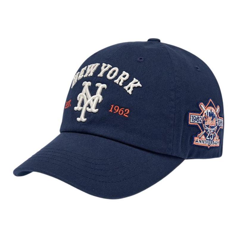 Хлопковые Бейсболки MLB Унисекс Синие Модные 3ACPB105N-09NYP F