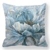 Flower Printing Throw Pillow Covers Vintage Oil Painting Birds Floral Square Cushion Cover Pillowcases for Sofa Home Decor 45cm