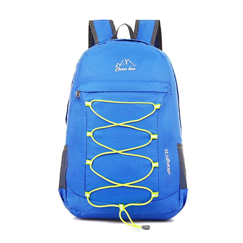 

Складной спортивный рюкзак для отдыха, нейлоновый водостойкий дорожный рюкзак для исходящих вещей, унисекс, легкие уличные рюкзаки для багажа светло-синий