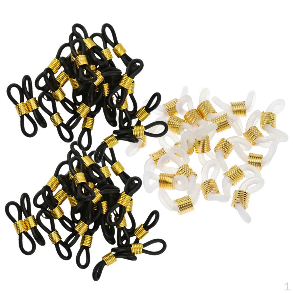 

70 шт. Противоскользящие концы петель для очков, 20 мм, рукоделие