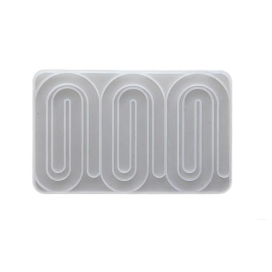 Paper Clip Bookmark Mold Flexible Silicone Mold Resin Craft Mold for DIY Paper Clip Bookmarks Album Clips Business Card Clips