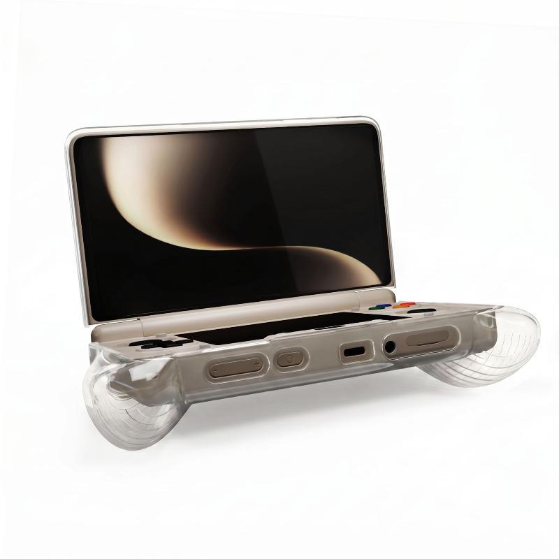 2 in 1 Soft TPU Shockproof Protective Case for AYN Anti-Scratch Cover with Ergonomic Grip Lightweight for Carry