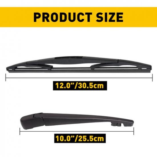 Rear Windshield Wiper Arm & Blade Set For Nissan Murano 2004 2005 2006 2007-2015