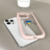 Soft Cat Ear Phone Cases for iPhone 16 15 13 12 11 Pro Max 14 Plus XR XS Max TPU Anti-Drop Transparent Acrylic Back Cover N88 Love Design
