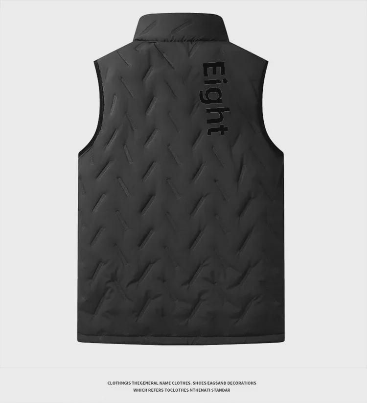 Men's Autumn/Winter Velvet & Cotton Lambskin Trendy Casual Vest
