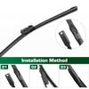 For Holden Colorado RG MK2 S-10 2012-2017 2013 2014 2015 Wiper Front Wiper Blades Windshield Windscreen Window Brush 22"+18