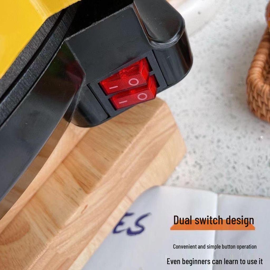 Electric Little Duck Pancake Maker: Multi-functional, Deepened, Constant Temp, Enlarged Griddle with Double-sided Heating.