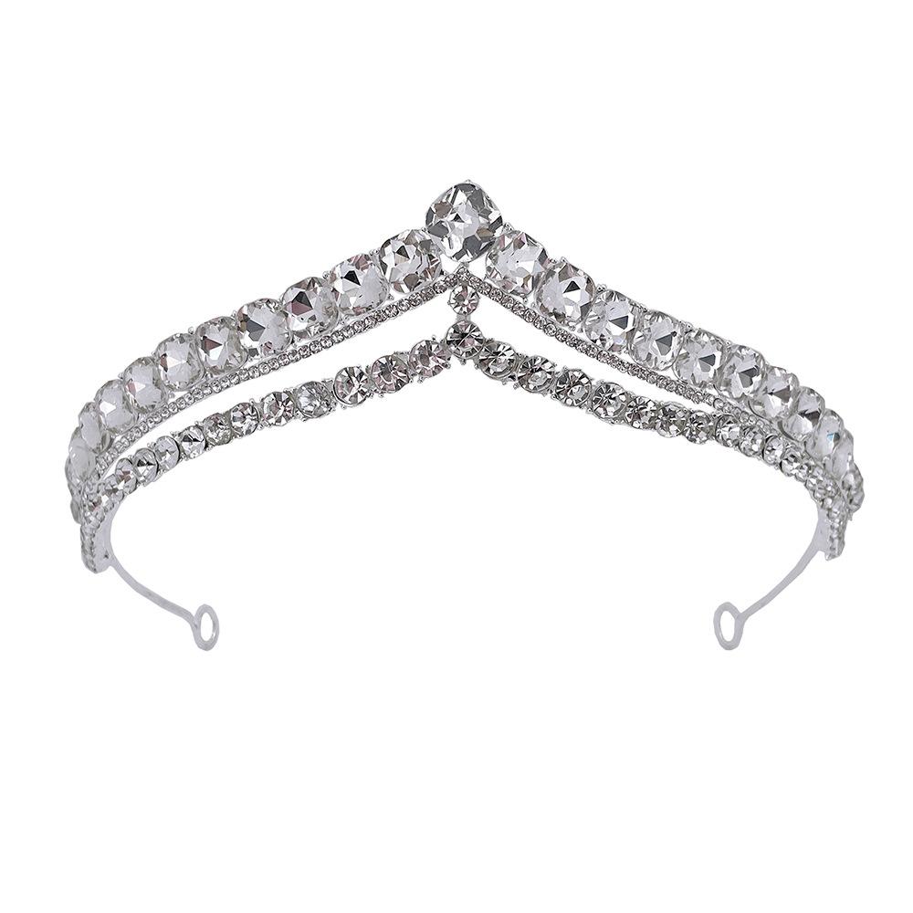 

Bridal Crown Female Wedding Tiara Korean Princess Birthday Hair Accessories Queen Tiara Super Fairy