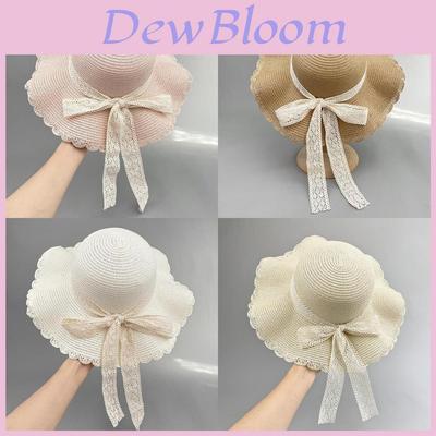 Summer Straw Wide Brim Hat With Foldable Design For Beach And Sun Protection