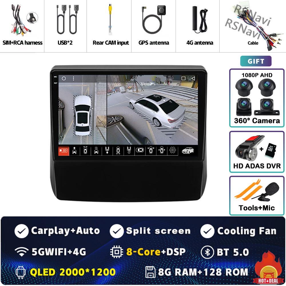 Android 14 Carplay Car Radio For Subaru Forester 5 2018 - 2021Multimedia Video Player Navigation GPS Stereo 2Din DVD 360 Camera