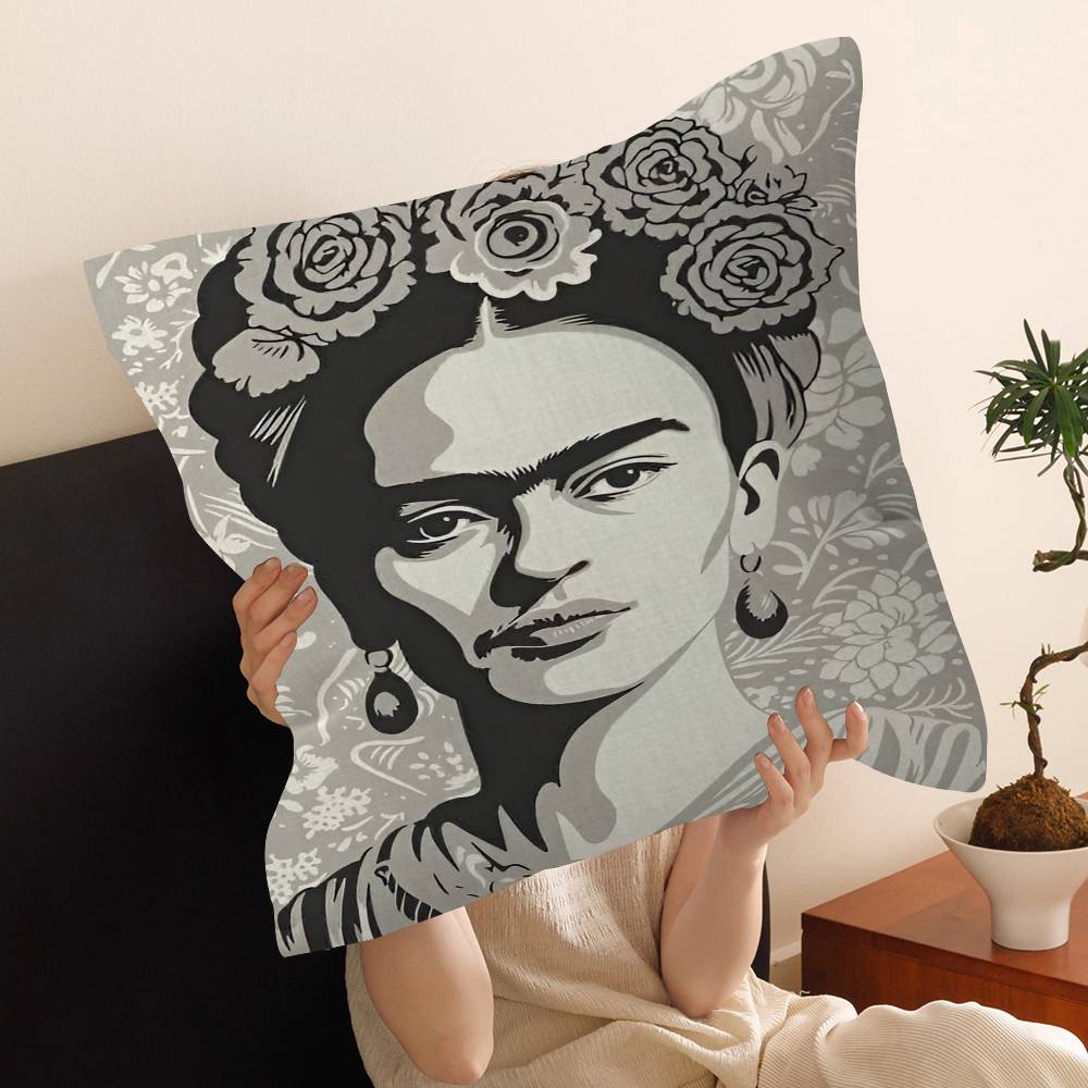 Art Frida Personalized Pillow Dust Cover Bedroom Kids Party Decoration Pillowcase Birthday Children Gift