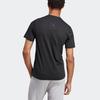Adidas Yoga Training Tee Solid Color Logo Short Sleeve T-Shirt Men Tops Black IB8956