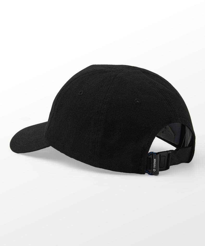 Hellinogseuweeo Cotton Twill 6-Panel Logo Ball Cap_Black