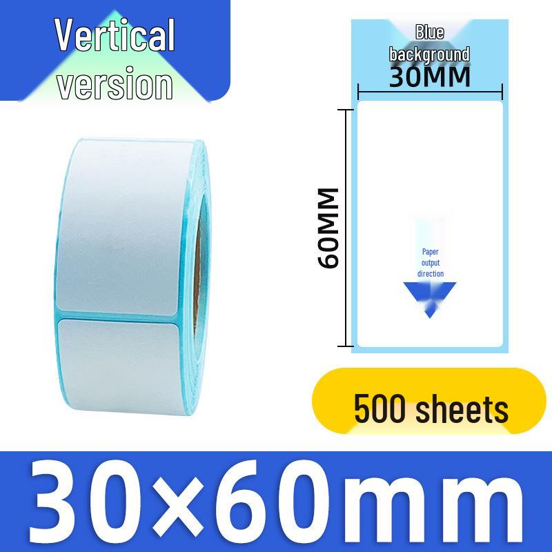 Durable 100x100 Self-Adhesive Thermal Label Paper for Supermarket Barcodes & Express Waybills