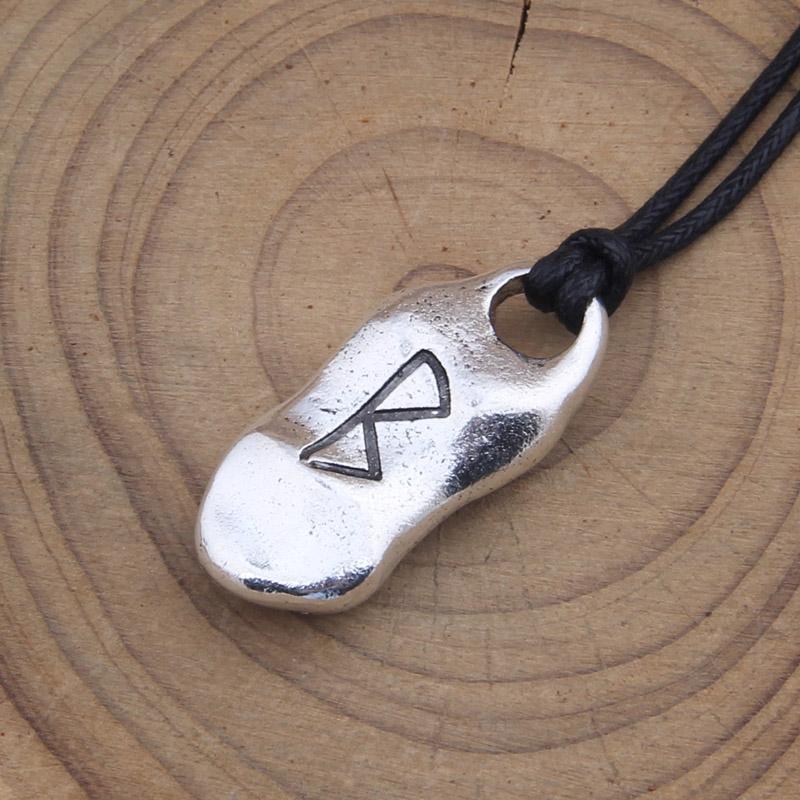 new arrival viking rune pendant necklace for men gift adjustable