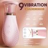Multi-Frequency Suction Cup Vibrator & Massager - Strong Vibration Breast Pump & Electric Tongue Licker for Women.