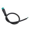 5 Pin Male E Bike Extension Cable 0.8 Feet IP65 Waterproof Portable Instrument Extension Cord for E Scooters AC 200V