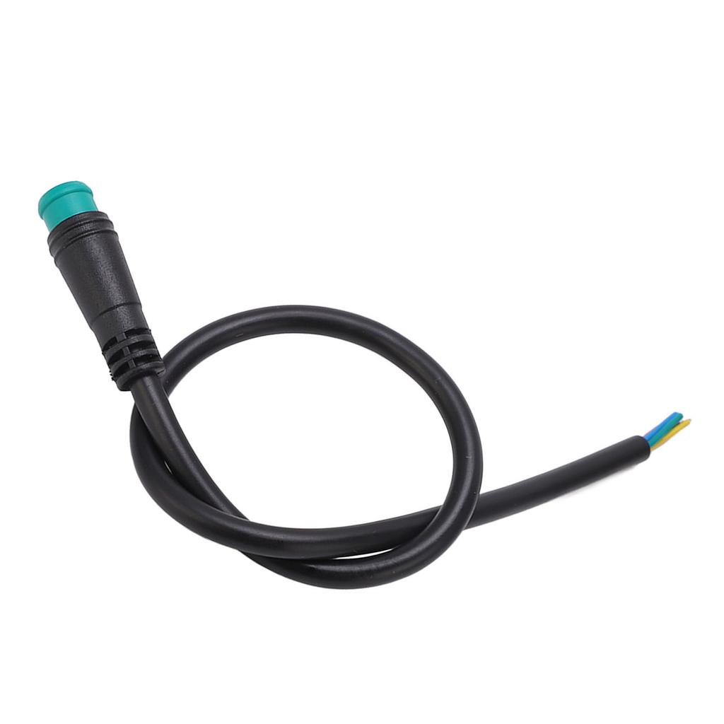 5 Pin Male E Bike Extension Cable 0.8 Feet IP65 Waterproof Portable Instrument Extension Cord for E Scooters AC 200V