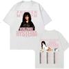 Jessie Murph Worldwide Hysteria Tour T Shirt 2026 Spring summer Fashion Hip Hop Music Sad Girl Concert  Men Casual Cotton Top