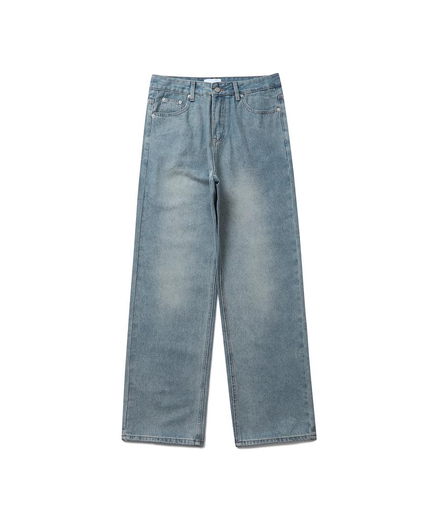 CONNECT KINLOCH Loose Straight Denim Pants (Light Blue)