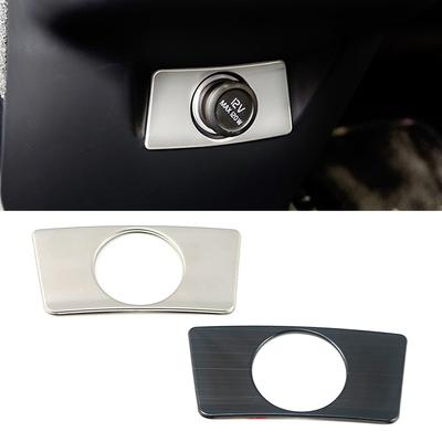Para Volvo XC60 2018-2024 Interior do carro Isqueiro Porta USB Guarnição Lantejoulas Capa Molduras Interiores de Aço Inoxidável Adesivo