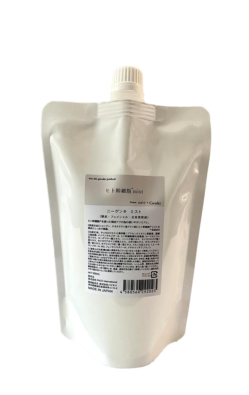 

Питательная среда для акклиматизации стволовых клеток человека NieGenki Mist Refill 500 мл и сыворотка для всего тела née×Genki для кожи головы, лица, [Авторизованный розничный продавец]